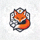 火狐电竞Logo - 一只抽象的火狐环绕着电竞标志